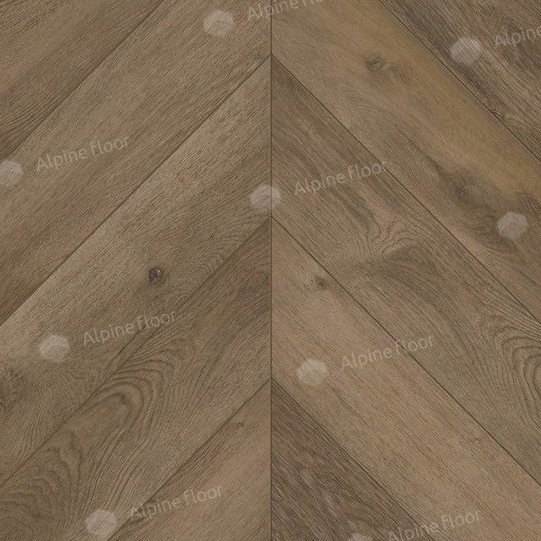 Кварц-винил LVT Alpine Floor ECO 20-4 Дуб Насыщенный Chevron LVT